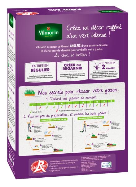 Anglais - Gazon Anglais Label Rouge - 1 kg - PACKAGING_3D_VERSO